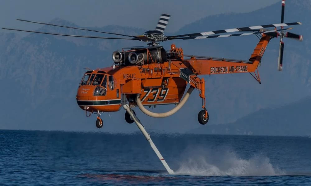 Ελικόπτερα S-64: Πορεία για Ελλάδα εν όψει αντιπυρικής περιόδου